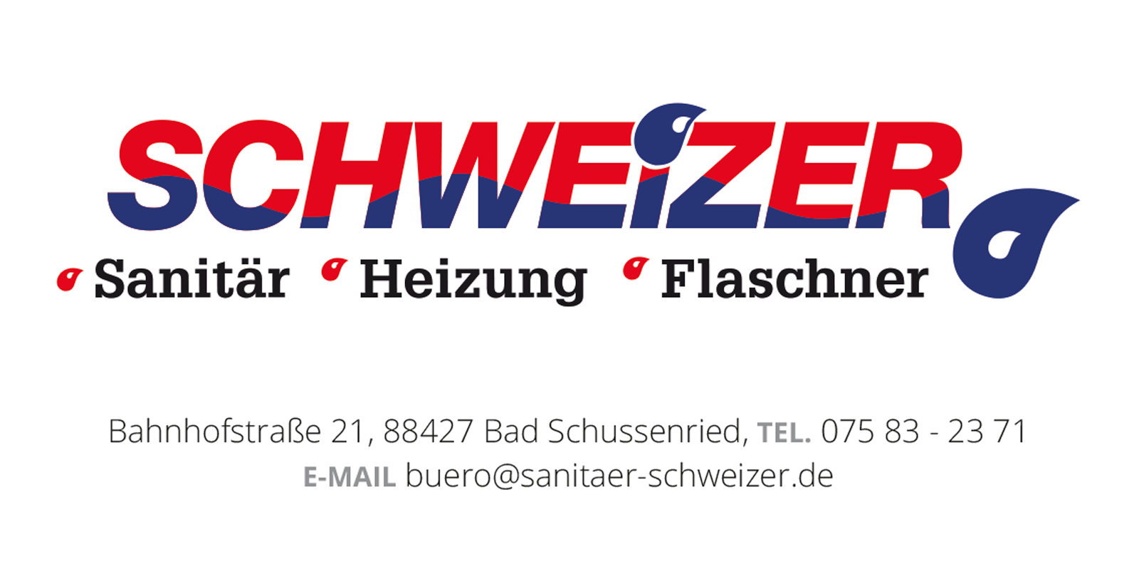 Logo und Kontaktdaten